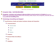 Tablet Screenshot of mounttaborservices.com